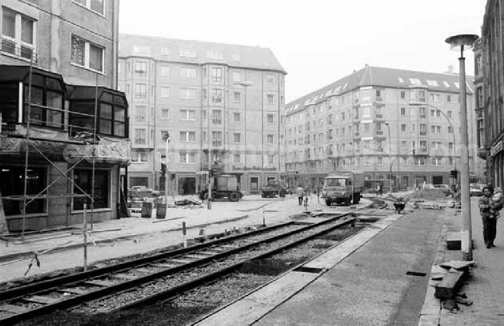 GDR picture archive: Berlin - 15.12.1987 Alte Schönhauser Allee / Münzstr. Berlin