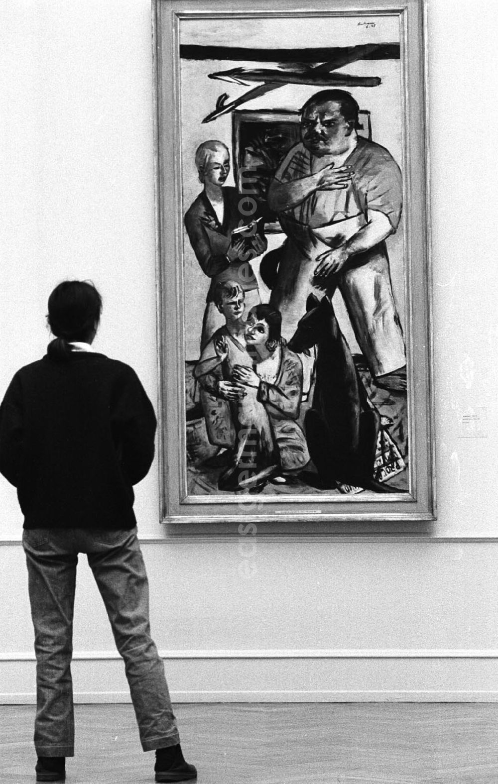 GDR photo archive: Berlin - Ausstellung Kunst in Deutschland 1905-1935, Nationalgalerie 09.