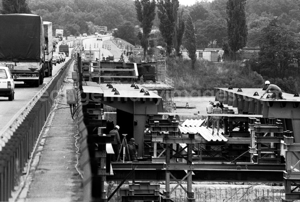 GDR photo archive: - Autobahnbrücke Rüdersdorf Umschlag: 598