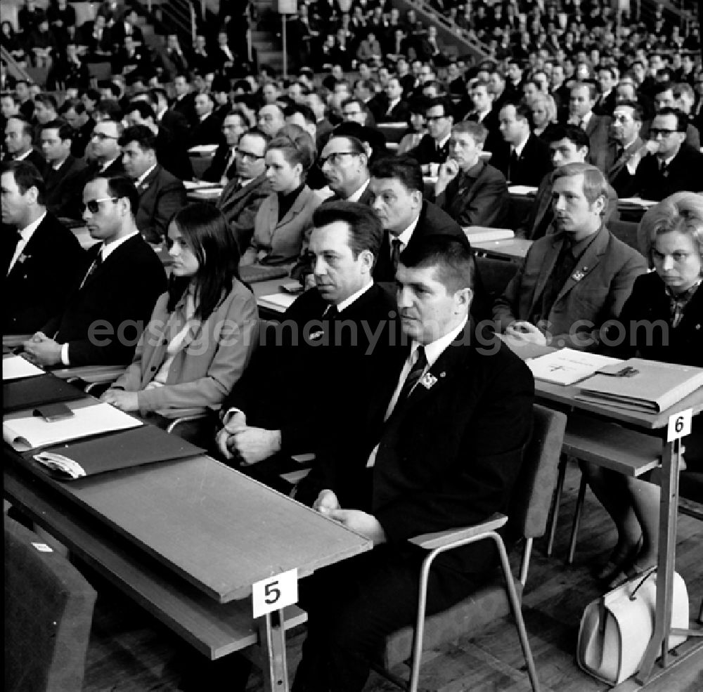 GDR photo archive: Berlin - Berlin 17./18. April 1969 5. Baukonferenz in Berlin.