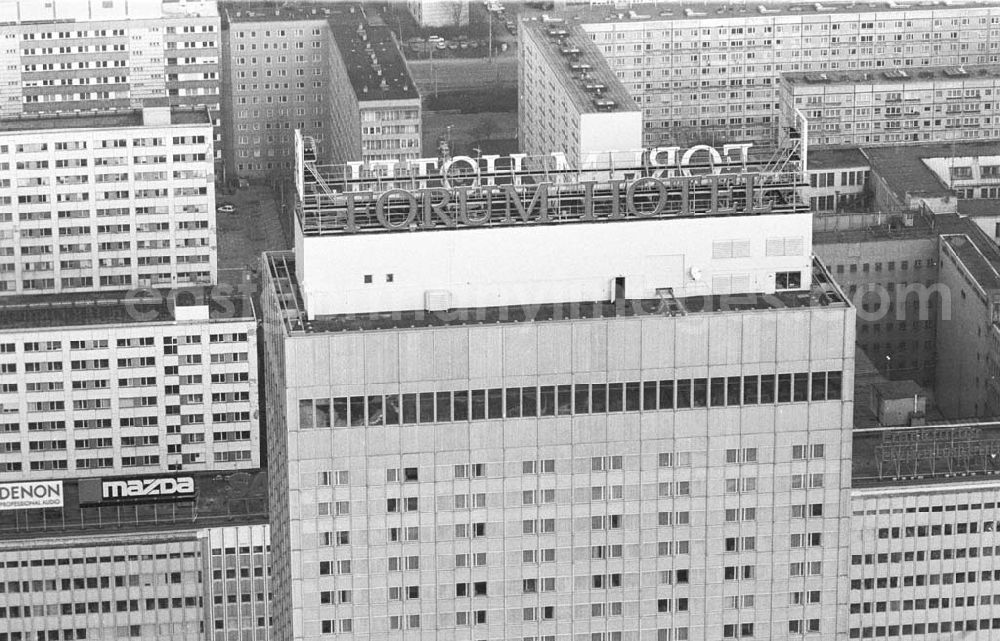 GDR image archive: Berlin - Blick auf Alexanderplatz