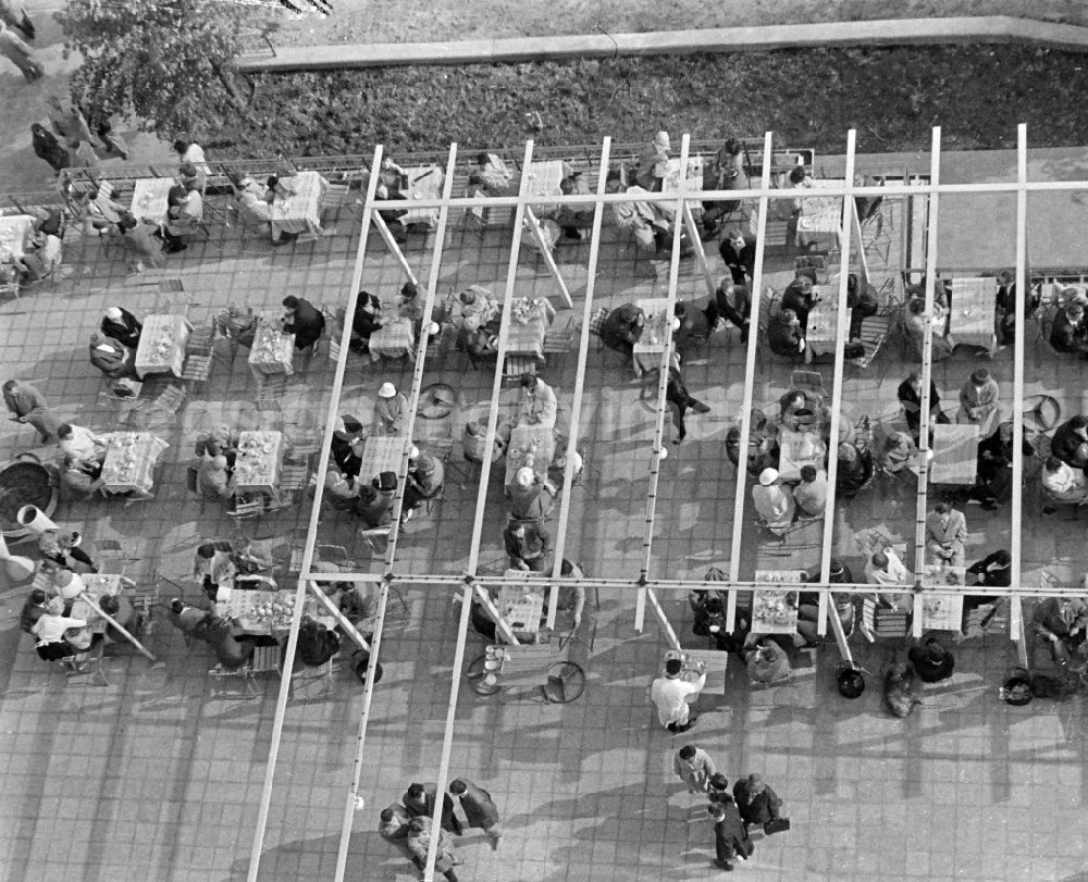 GDR image archive: Berlin - Structure of the observation tower on street Strasse zum Mueggelturm in the district Gruenau in Berlin Eastberlin on the territory of the former GDR, German Democratic Republic