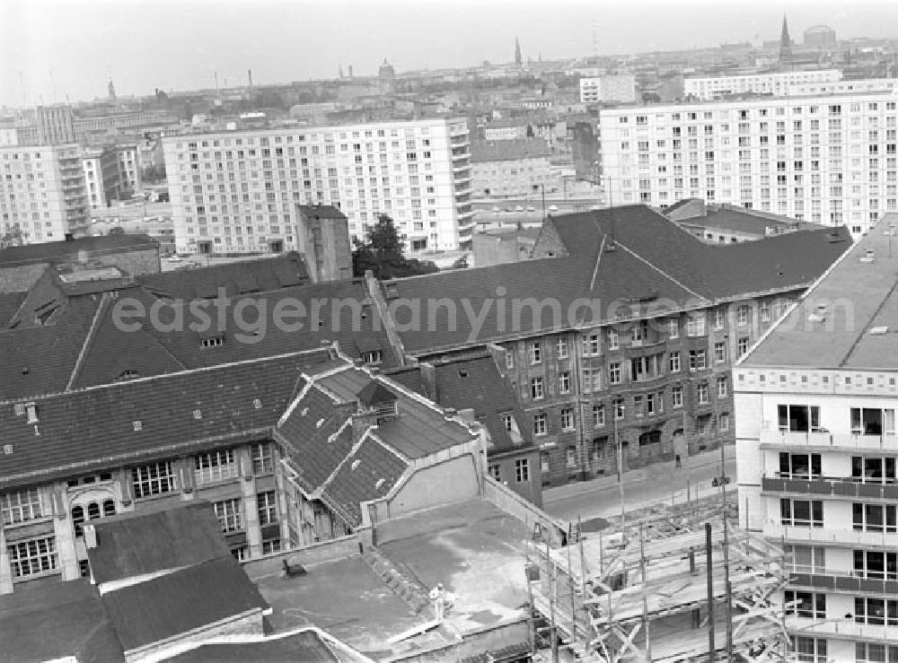 GDR photo archive: Berlin - 1965 Blick vom Punkthaus Berlin