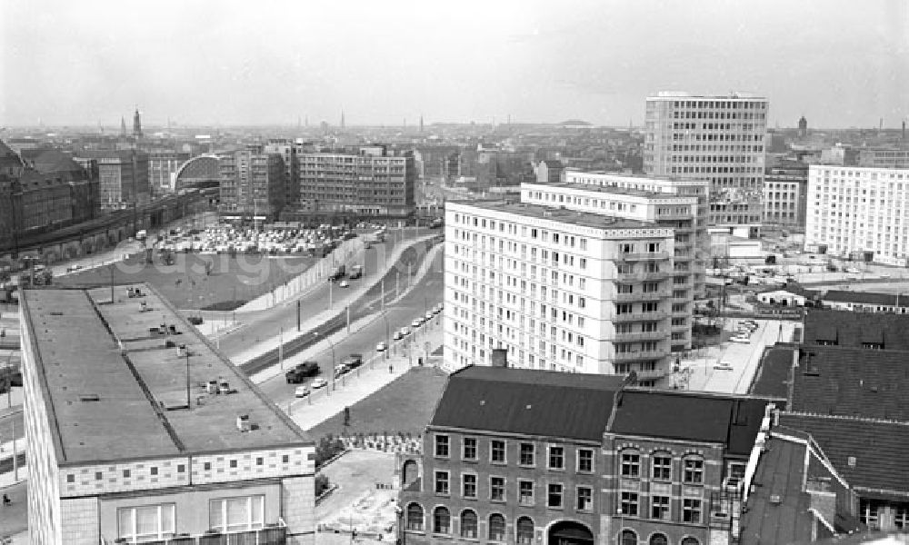 GDR picture archive: Berlin - 1965 Blick vom Punkthaus Berlin