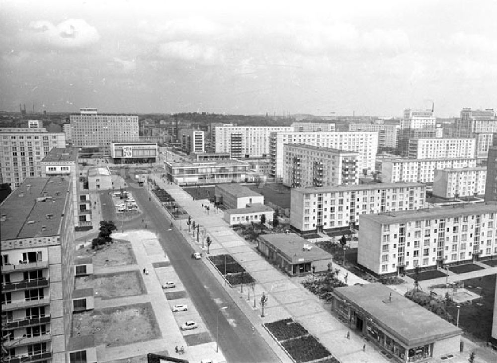 Berlin: 1965 Blick vom Punkthaus Berlin