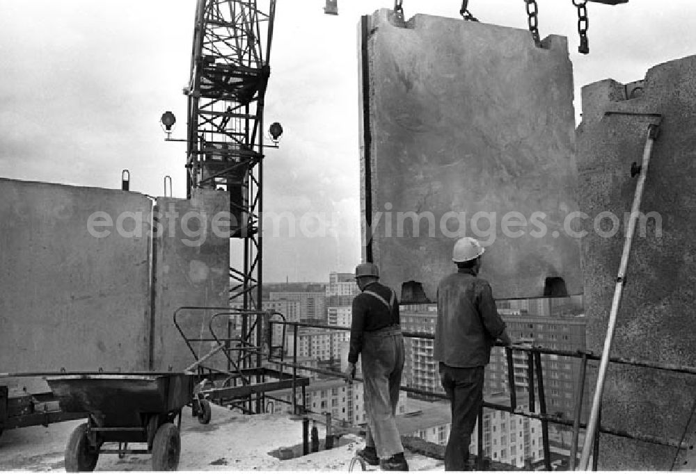 GDR image archive: Berlin - 1965 Blick vom Punkthaus Berlin