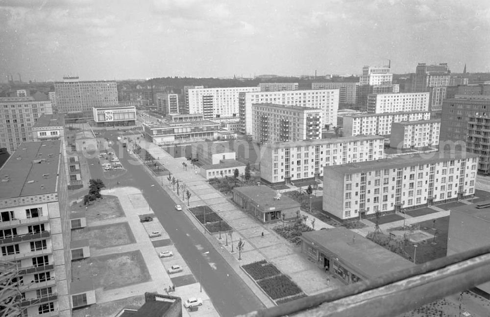 GDR image archive: Berlin - Blick vom Punkthaus Berlin nachgezogen 1965 Umschlagsnr.: 1965-49