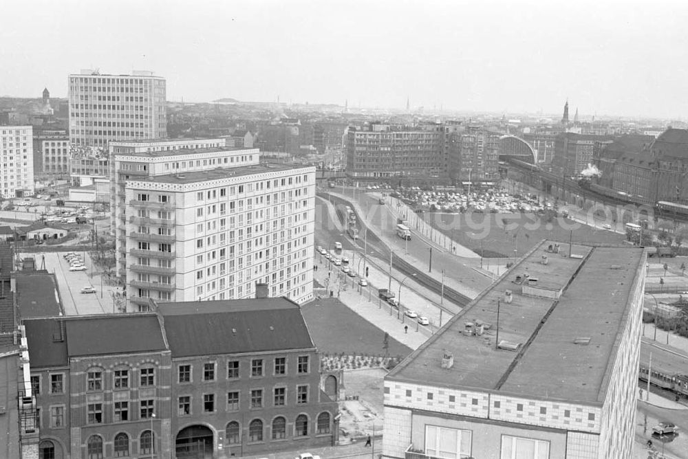 GDR picture archive: Berlin - Blick vom Punkthaus Berlin nachgezogen 1965 Umschlagsnr.: 1965-49