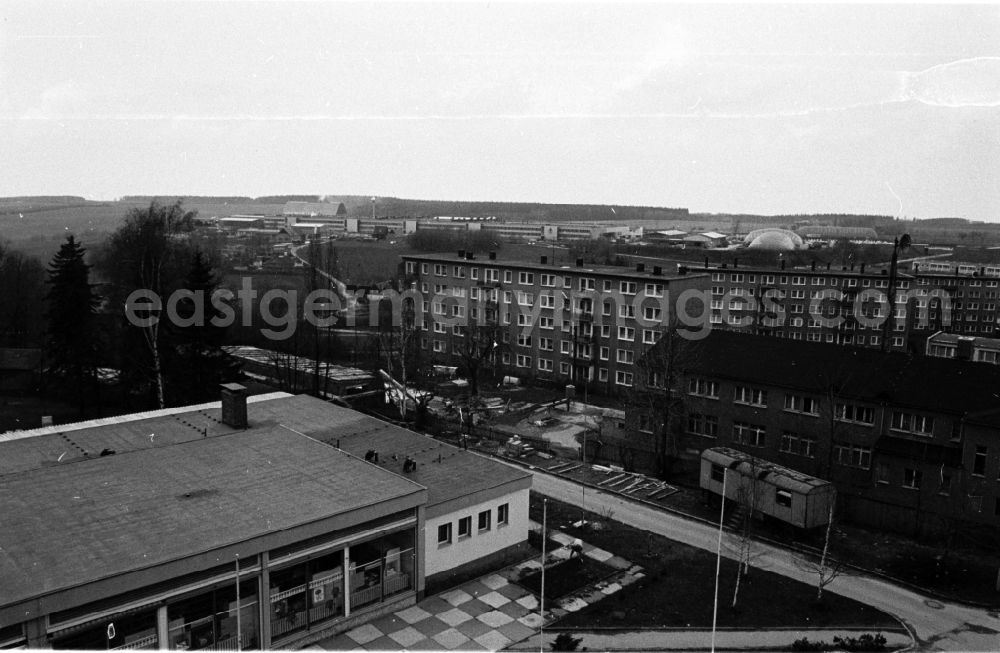 GDR photo archive: Brand-Erbisdorf - Brand - Erbisdorf in Saxony in the territory of the former GDR, German Democratic Republic