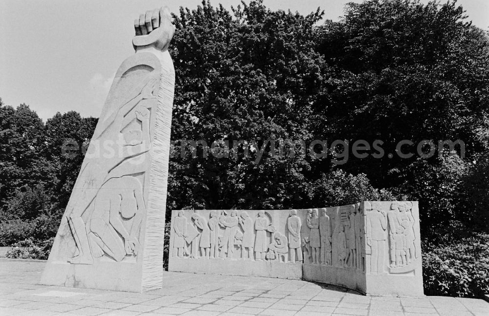 Berlin: Memorial to the victims of the Koepenick Bloody Week on the 23rd of April Square in the Koepenick district of Berlin East Berlin in the territory of the former GDR, German Democratic Republic