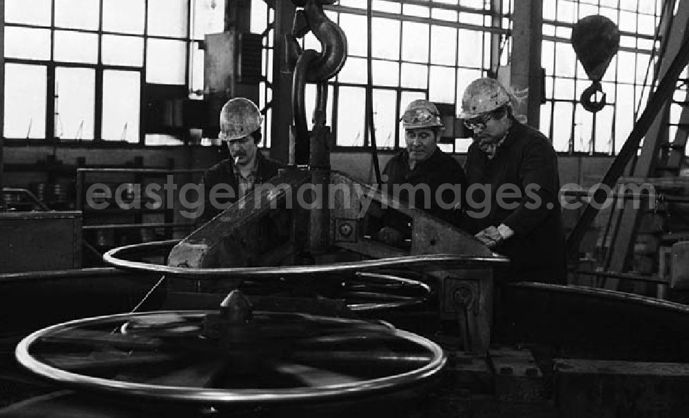 GDR photo archive: Mansfeld (Brandenburg) - 01.02.1982 DGW-Anlage in Mansfeld (Brandenburg) Umschlagnr.: 1