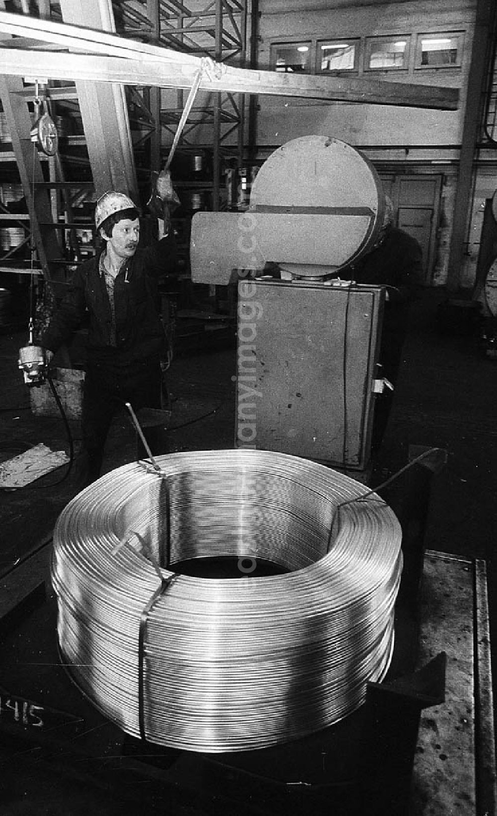 GDR picture archive: Mansfeld (Brandenburg) - 01.02.1982 DGW-Anlage in Mansfeld (Brandenburg) Umschlagnr.: 1