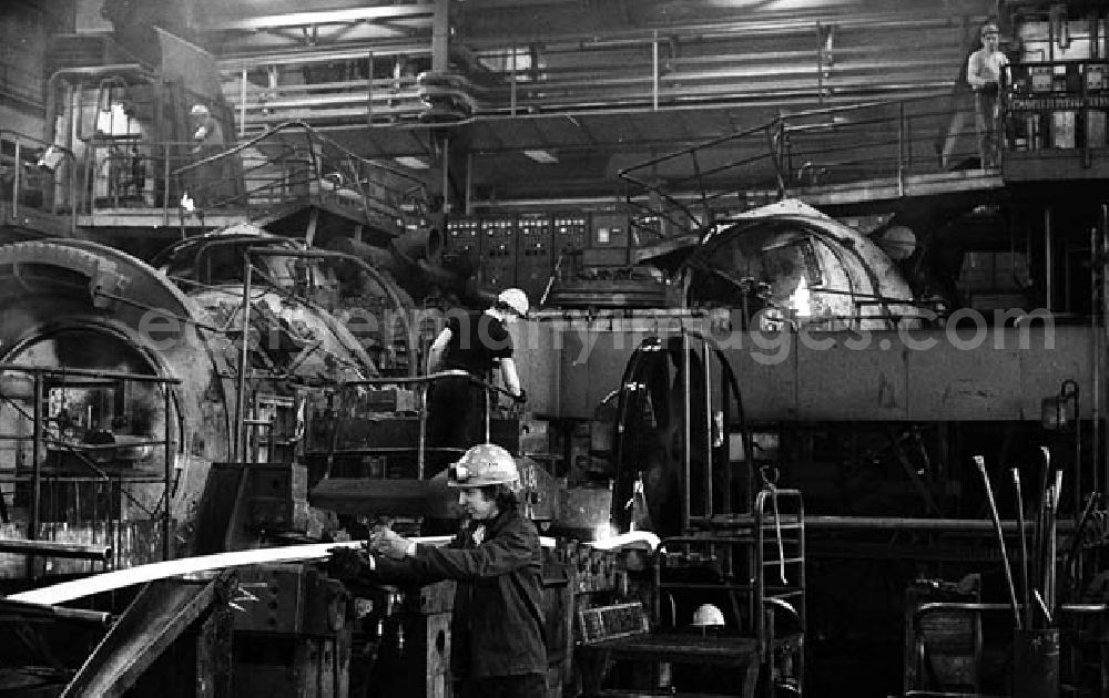 GDR photo archive: Mansfeld (Brandenburg) - 01.02.1982 DGW-Anlage in Mansfeld (Brandenburg) Umschlagnr.: 1