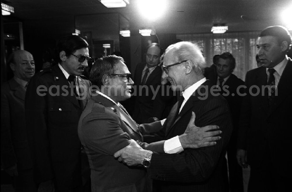 GDR image archive: Berlin - Erich Honecker empfändt Delegation aus Nikaragua (4