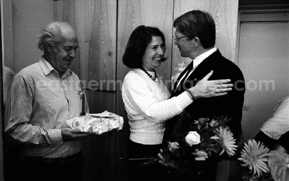 Berlin: 26.09.1986 50. Geburtstag Dieter Brückner (Stellvertreter des Neuen Deutschland) Umschlagnr.: 1