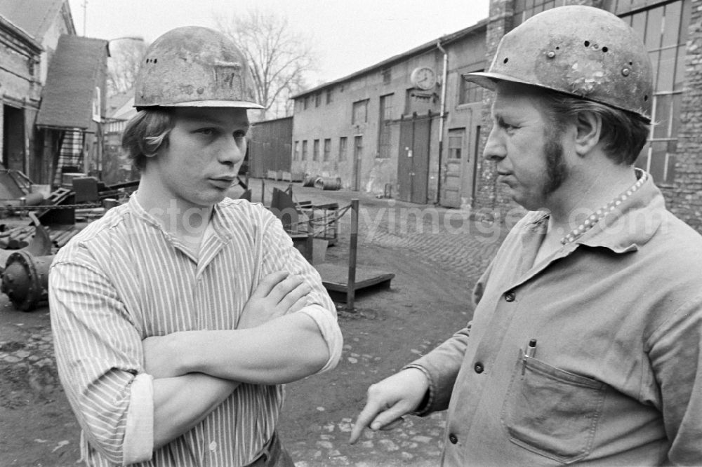 Brand-Erbisdorf: Workplace of a hammersmith in the territory of the former GDR, German Democratic Republic