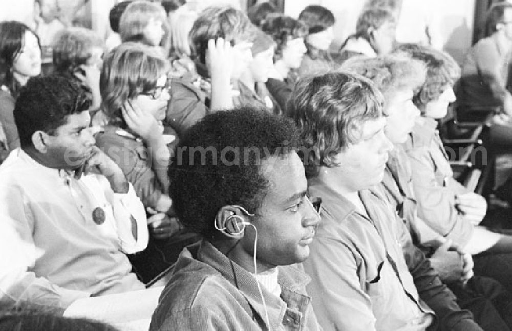 GDR picture archive: Berlin Mitte - 29.07.1973 Humboldt- Universität X. Weltfestspiele 3