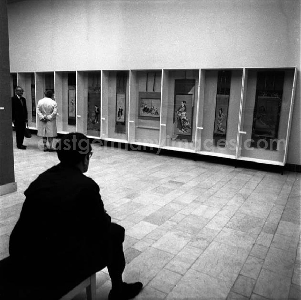 Berlin: Japanausstellung (Ukiyo) im alten Museum von Berlin.