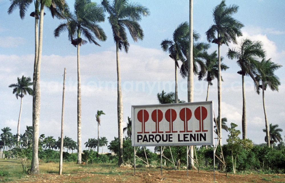 GDR image archive: Havanna - Blick auf den Lenin-Park in Havanna.