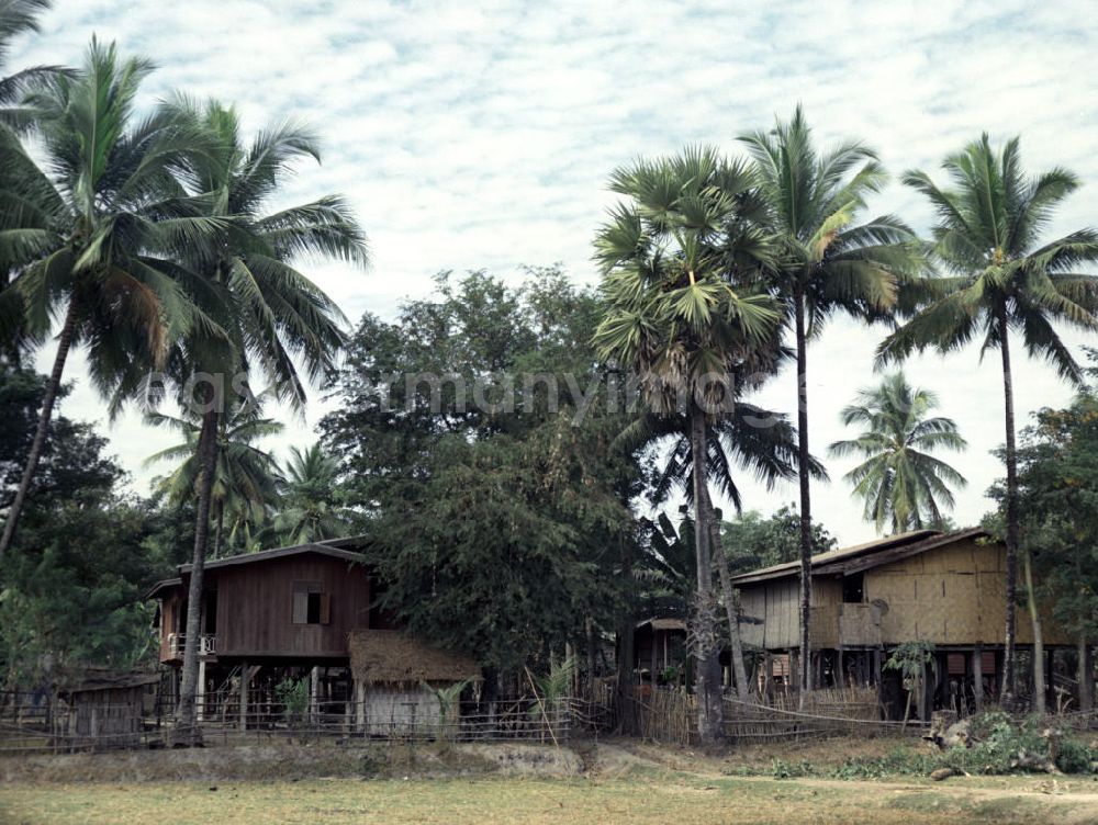 Vientiane: Dorf in der Demokratischen Volksrepublik Laos.