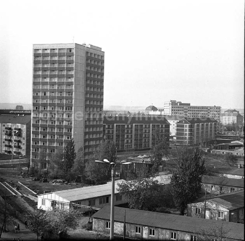 Dresden: 24.04.1968 Modellaufnahmen von Dreseden Bauabschnitte bis 1970 und nach197