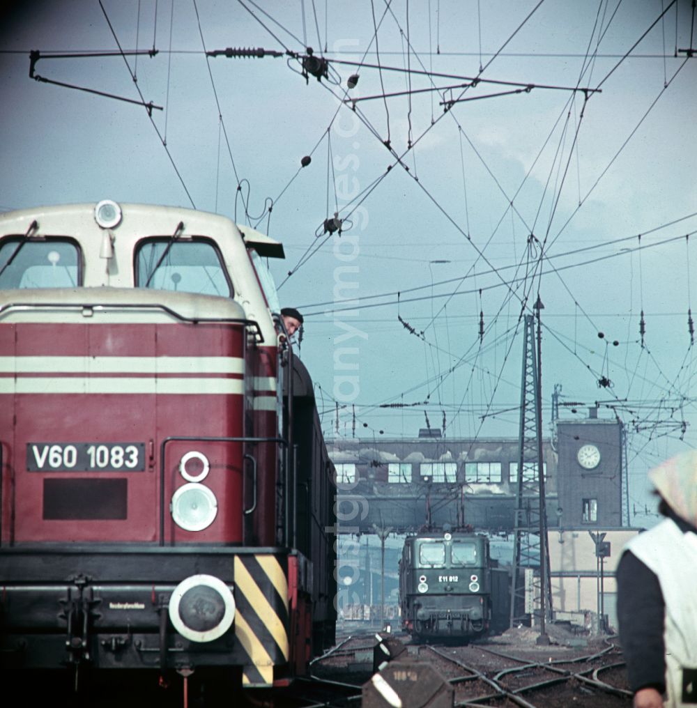 GDR photo archive: Berlin - Shunting locomotive of the series V 60 1