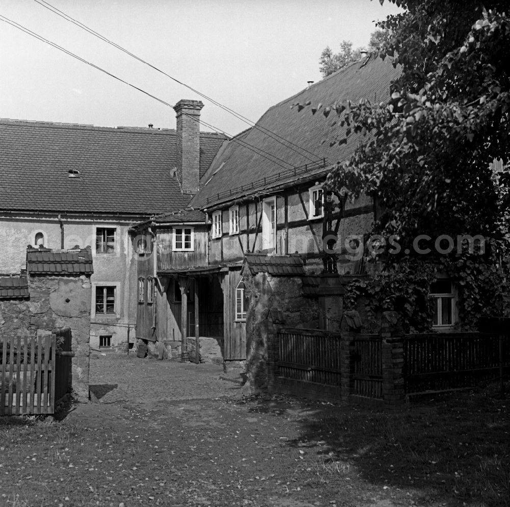 GDR image archive: Räckelwitz - Scene photo from the film Portrait of a Centerpiece A Sorbian farmstead