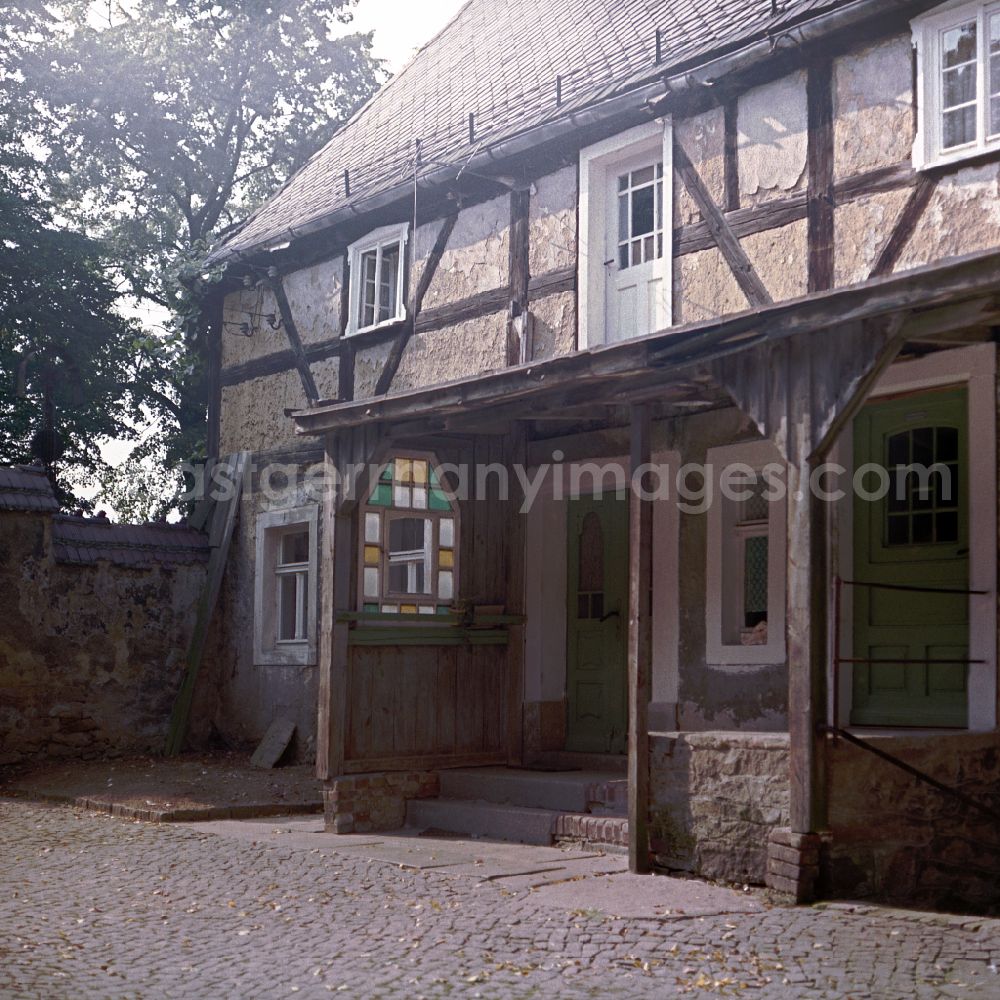 GDR photo archive: Räckelwitz - Scene photo from the film Portrait of a Centerpiece A Sorbian farmstead