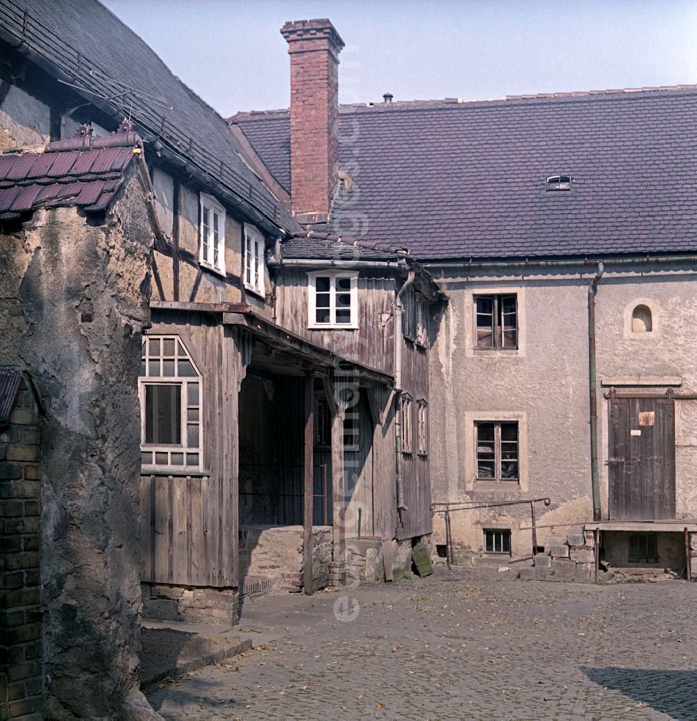 GDR picture archive: Räckelwitz - Scene photo from the film Portrait of a Centerpiece A Sorbian farmstead