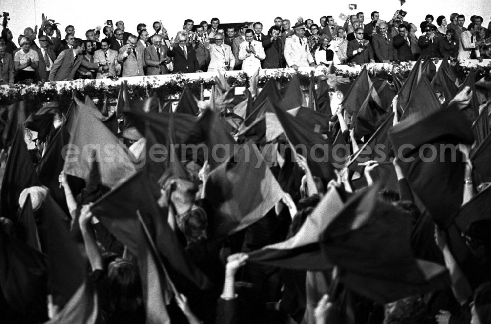 GDR image archive: Leipzig - Gymnastics and Sports Festival Spartakiade in Leipzig in the state Saxony on the territory of the former GDR, German Democratic Republic