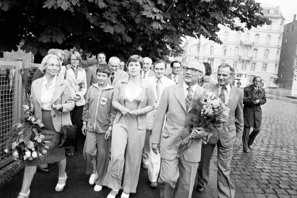 GDR image archive: Leipzig - Gymnastics and Sports Festival Spartakiade in Leipzig in the state Saxony on the territory of the former GDR, German Democratic Republic