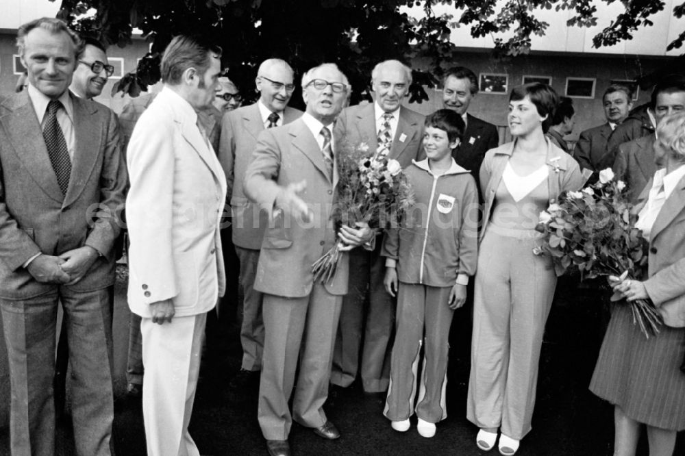 Leipzig: Gymnastics and Sports Festival Spartakiade in Leipzig in the state Saxony on the territory of the former GDR, German Democratic Republic