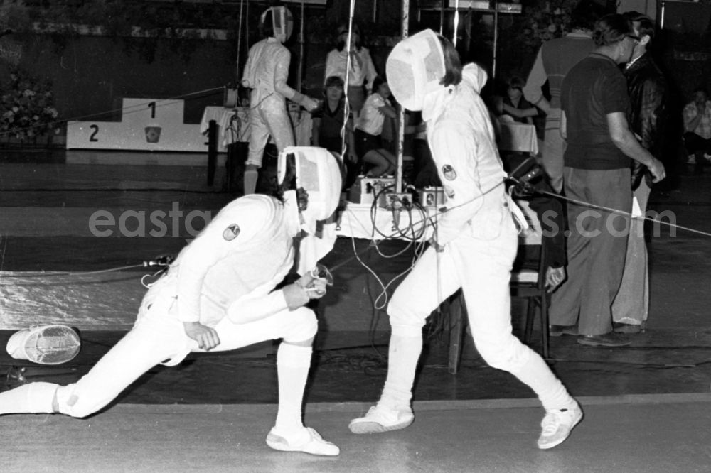 GDR photo archive: Leipzig - Gymnastics and Sports Festival Spartakiade in Leipzig in the state Saxony on the territory of the former GDR, German Democratic Republic