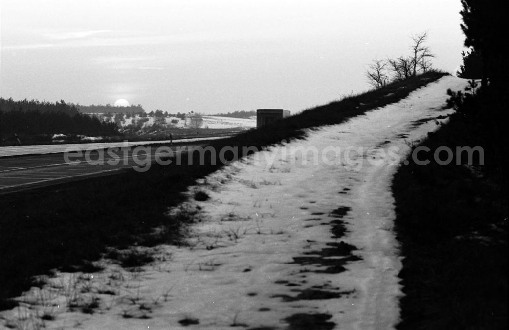 GDR photo archive: Berlin - Umleitung Mühlenfließbrücke Rüdersdorf Umschlagnummer: 7212