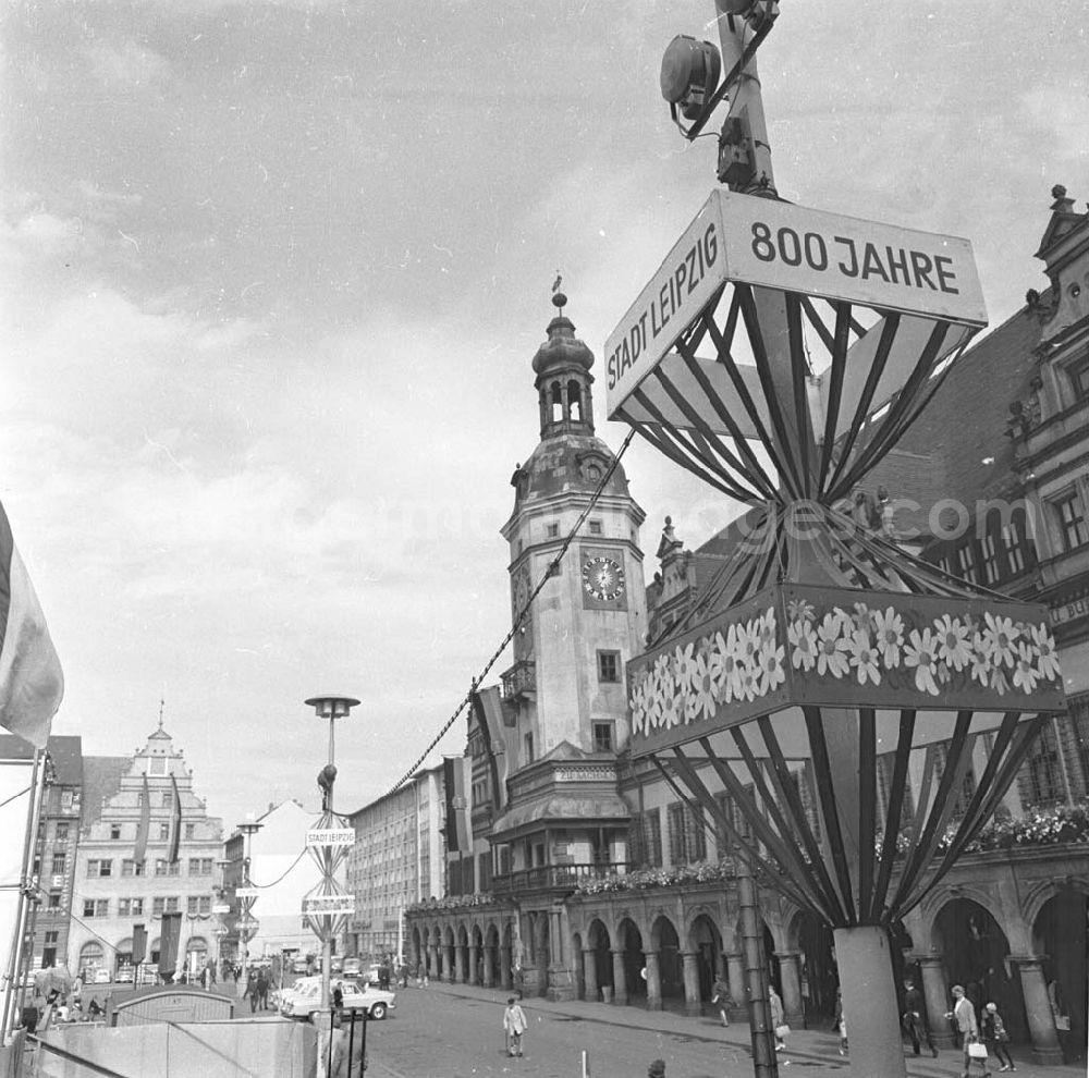 GDR picture archive: Leipzig - 800 - Jahrfeier Leipzig 01.1