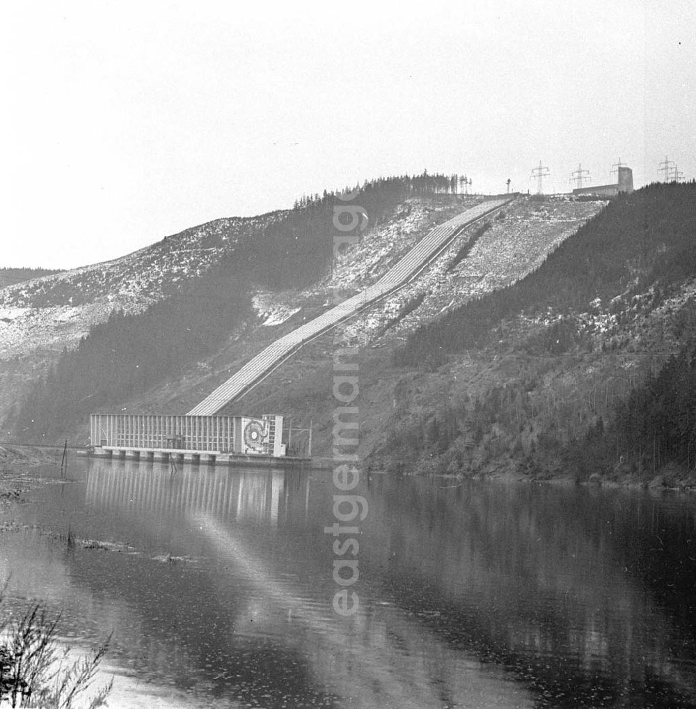 GDR photo archive: Hohenwarte - Umschlagsnr.: 1966-66