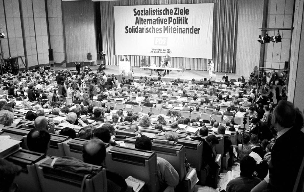 GDR photo archive: Berlin - 3. Parteitag der PDS 01.