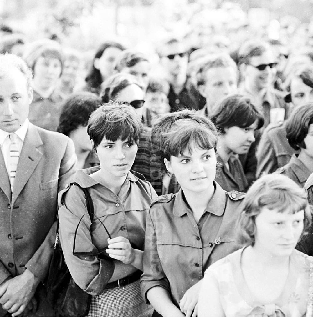 Chemnitz (Sachsen): 1967 VIII. Parlament der Freien Deutschen Jugend (FDJ) in Karl-Marx-Stadt, heute Chemnitz (Sachsen)