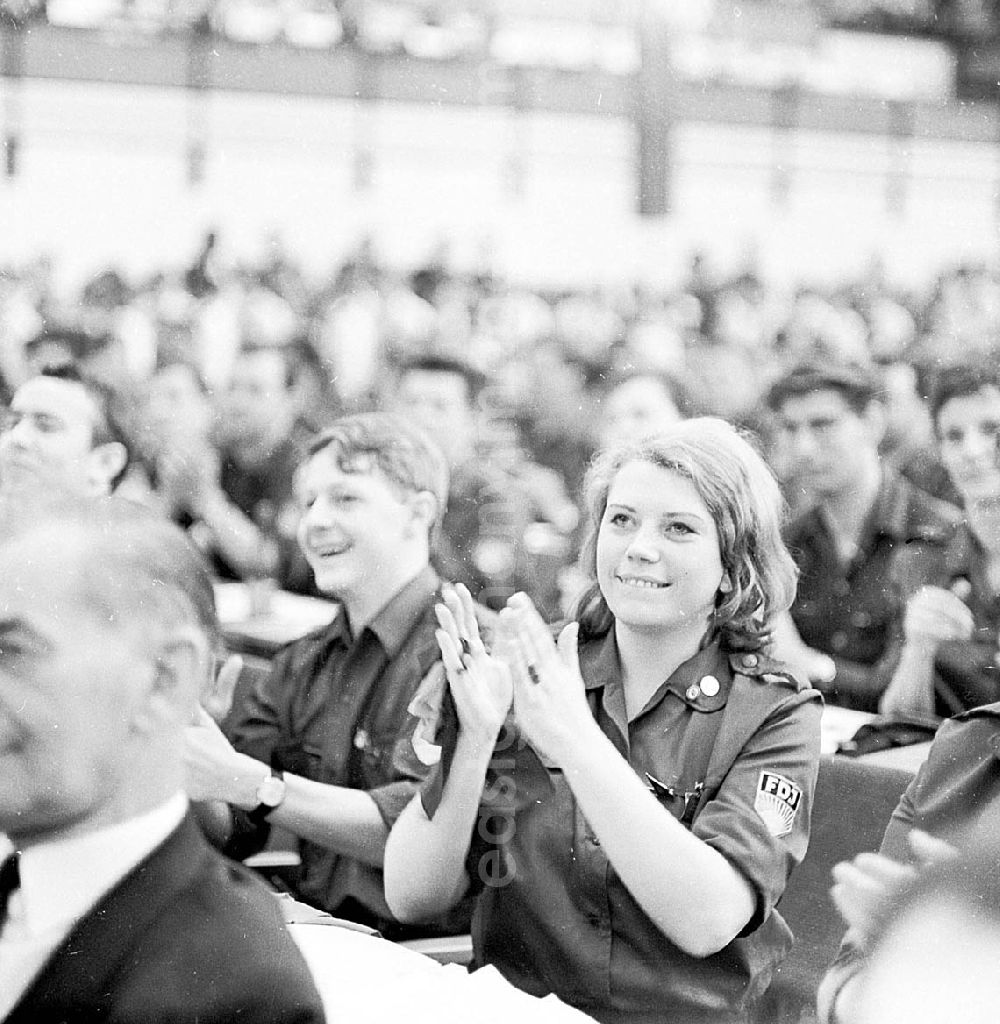 GDR photo archive: Chemnitz (Sachsen) - 1967 VIII. Parlament der Freien Deutschen Jugend (FDJ) in Karl-Marx-Stadt, heute Chemnitz (Sachsen)