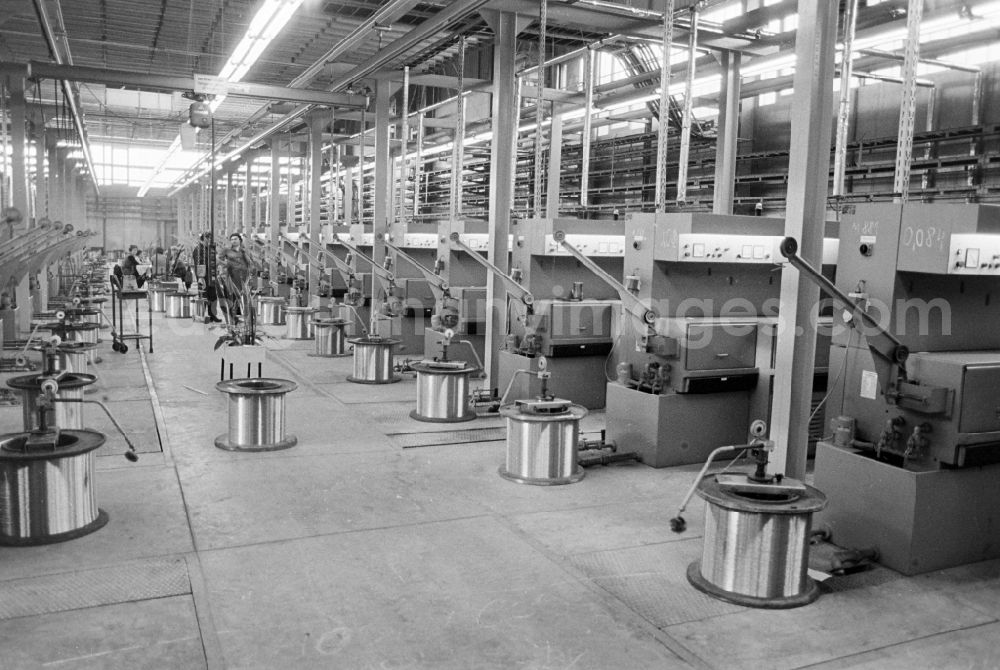 GDR photo archive: Hettstedt - Production facility rolling mill in Hettstedt, Saxony-Anhalt in the territory of the former GDR, German Democratic Republic