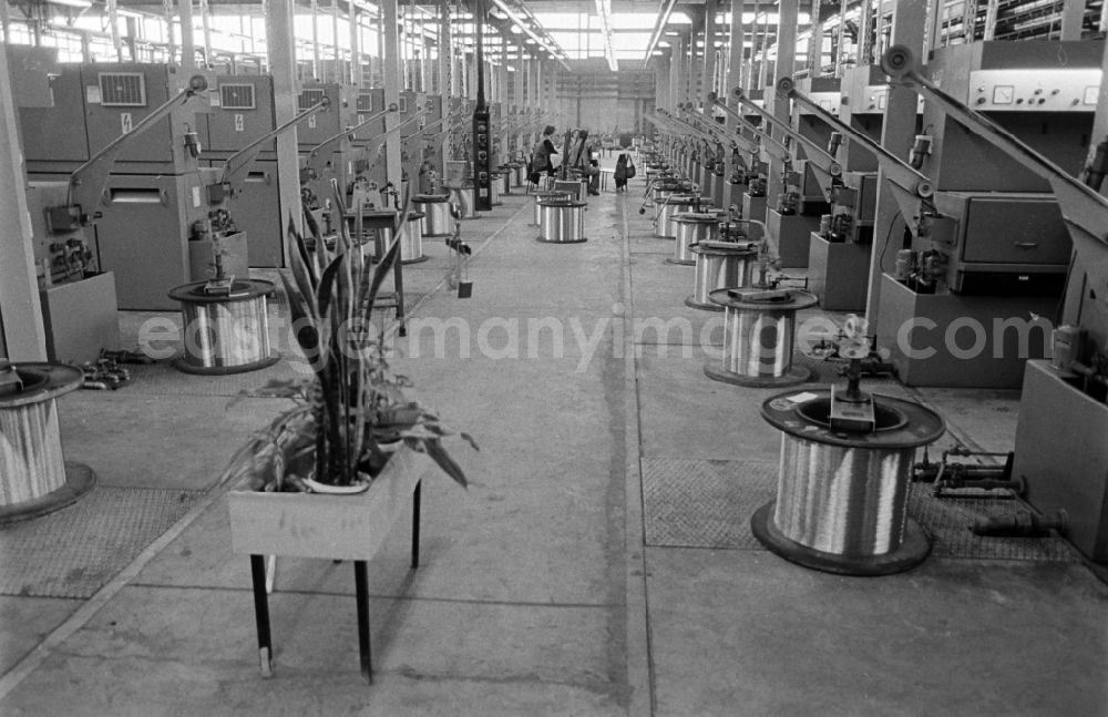 GDR photo archive: Hettstedt - Production facility rolling mill in Hettstedt, Saxony-Anhalt in the territory of the former GDR, German Democratic Republic