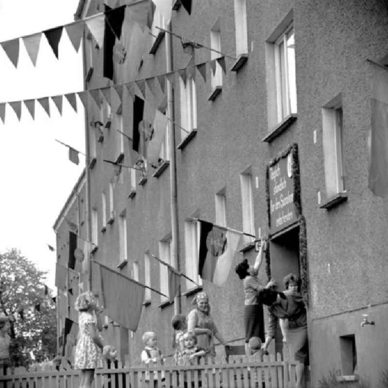 1964 
Ausschmückung zum Deutschlandtreffen