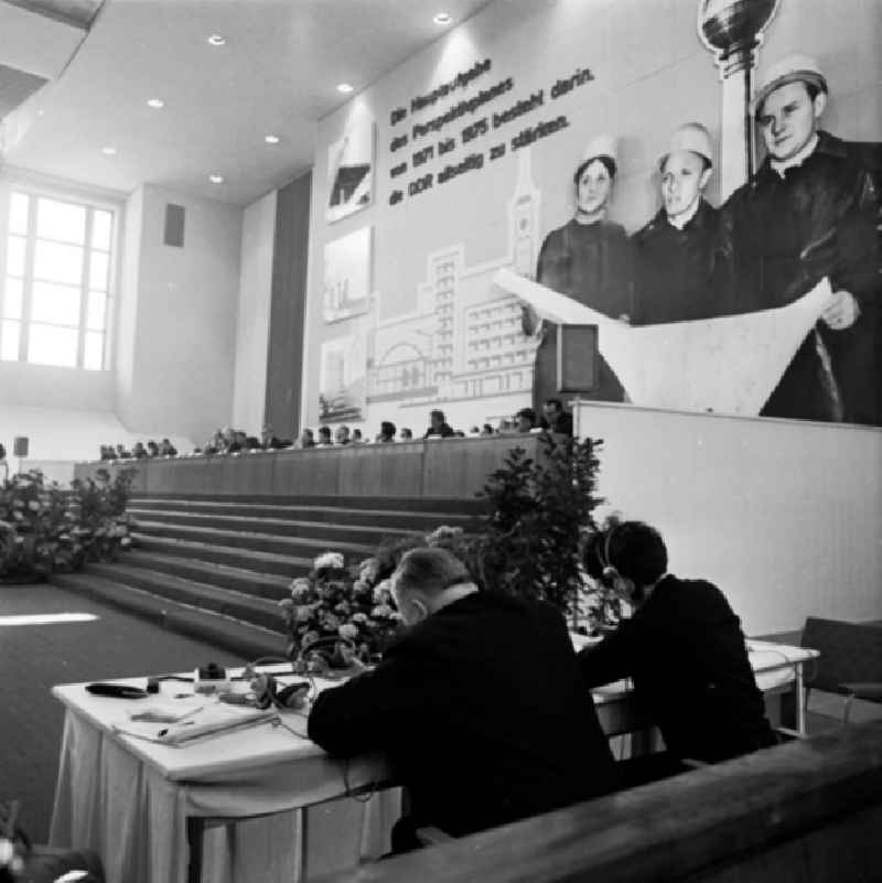 Berlin 17./18. April 1969 5. Baukonferenz in Berlin.