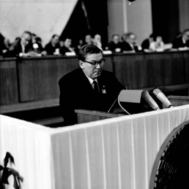 Berlin 17./18. April 1969 5. Baukonferenz in Berlin.