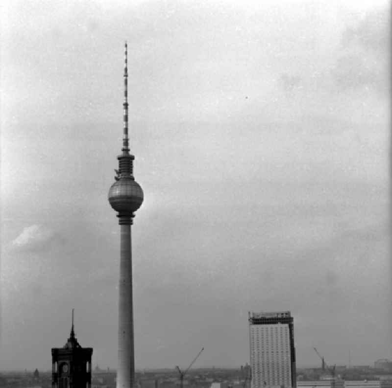 Blick auf das Stadtzentrum vom Hochhaus Fischerkietz.