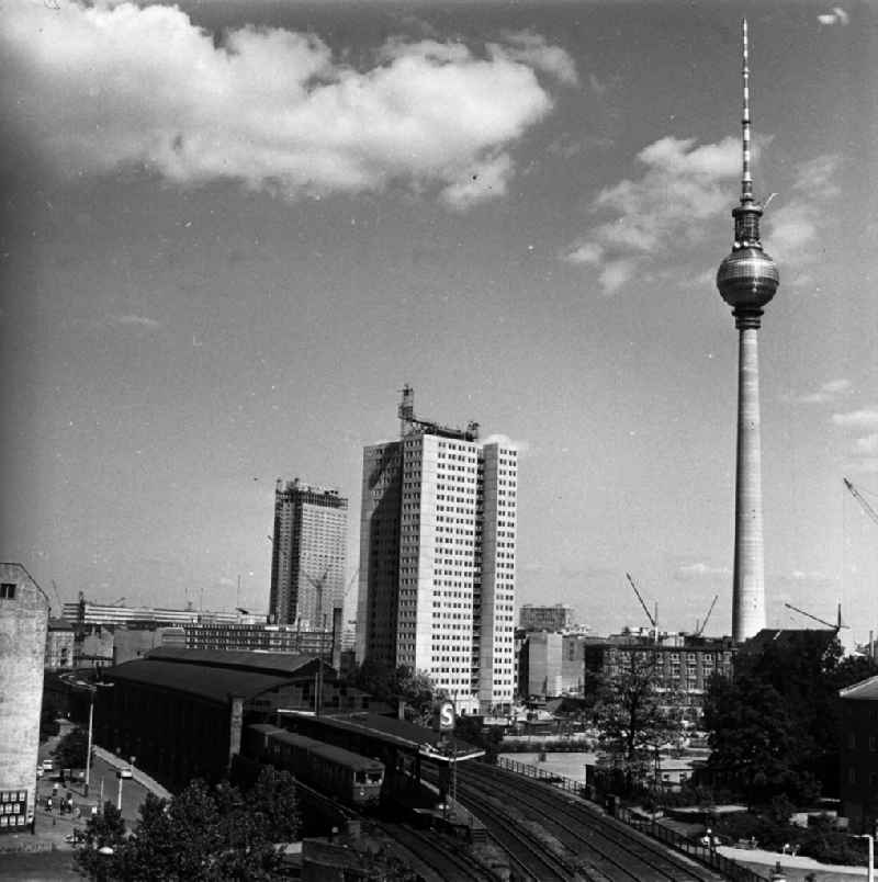 Stadtzentrum Berlin. Blick auf den Alexander Platz (