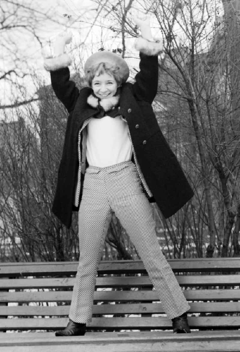 The Actress Madeleine Lierck - Wien in Berlin, the former capital of the GDR, German Democratic Republic