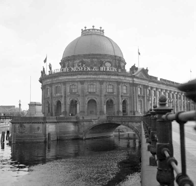 The Bode Museum on the Museum Island on the Spree at the street Am Kupfergraben in Berlin East Berlin on the territory of the former GDR, German Democratic Republic