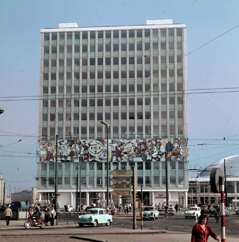 House of the Teacher at Alexanderplatz in the Mitte district of Berlin East Berlin in the area of the former GDR, German Democratic Republic