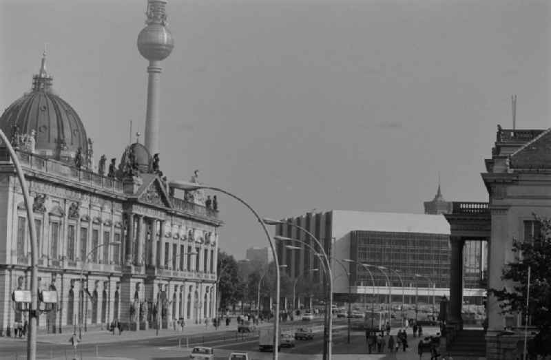 Building of the listed monument Zeughaus Unter den Linden of the German Historical Museum in the Mitte district of Berlin East Berlin in the territory of the former GDR, German Democratic Republic